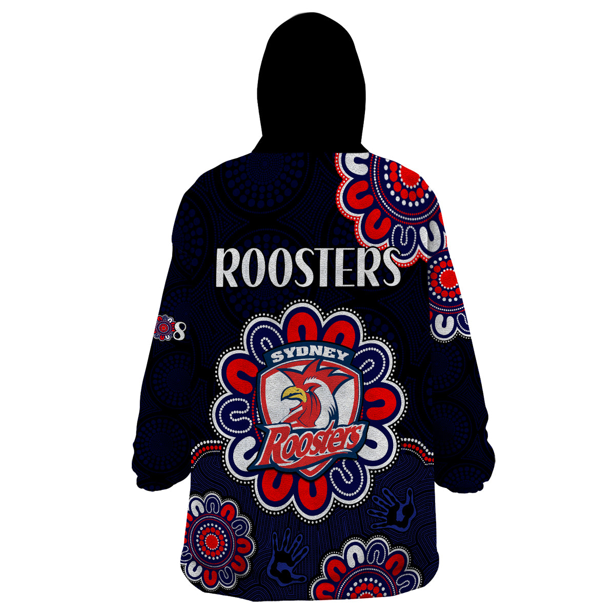 nrl-sydney-roosters-rugby-1908-aboriginal-wearable-blanket-hoodie