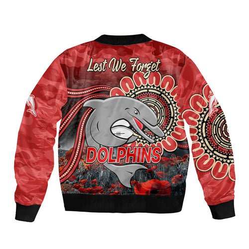 nrl-anzac-redcliffe-dolphins-poppy-flowers-bomber-jacket