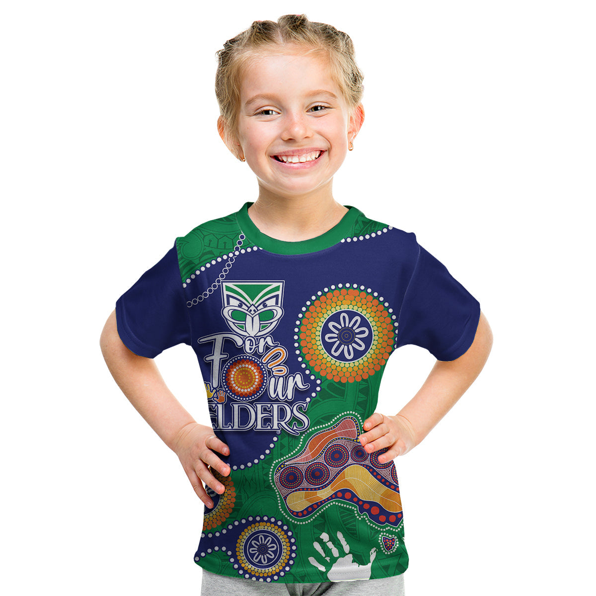personalised-naidoc-week-2023-nrl-nz-warriors-for-our-elders-kid-t-shirt