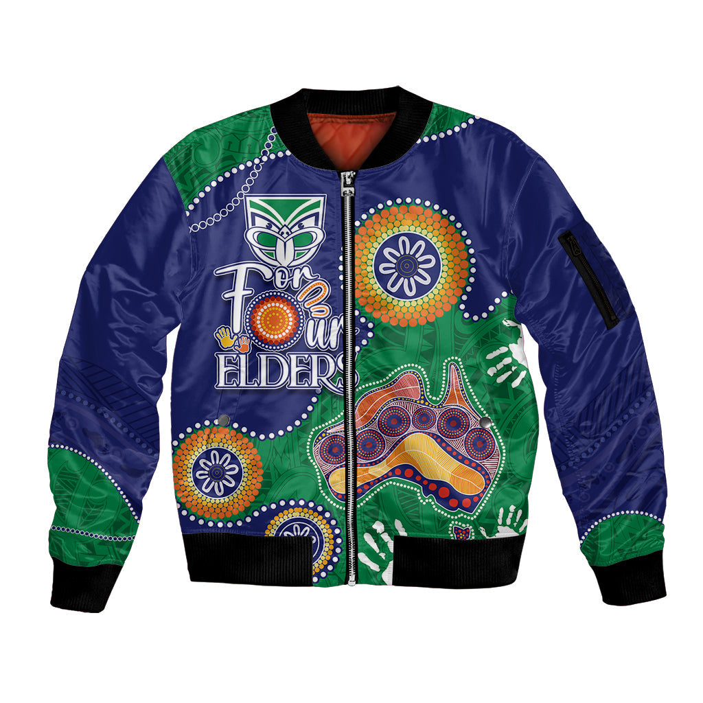 personalised-naidoc-week-2023-nrl-nz-warriors-for-our-elders-sleeve-zip-bomber-jacket