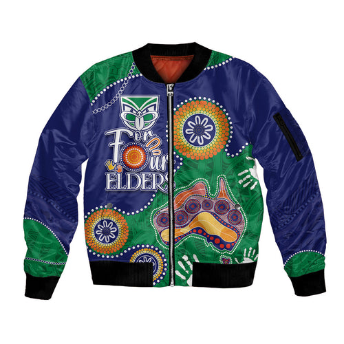 personalised-naidoc-week-2023-nrl-nz-warriors-for-our-elders-sleeve-zip-bomber-jacket