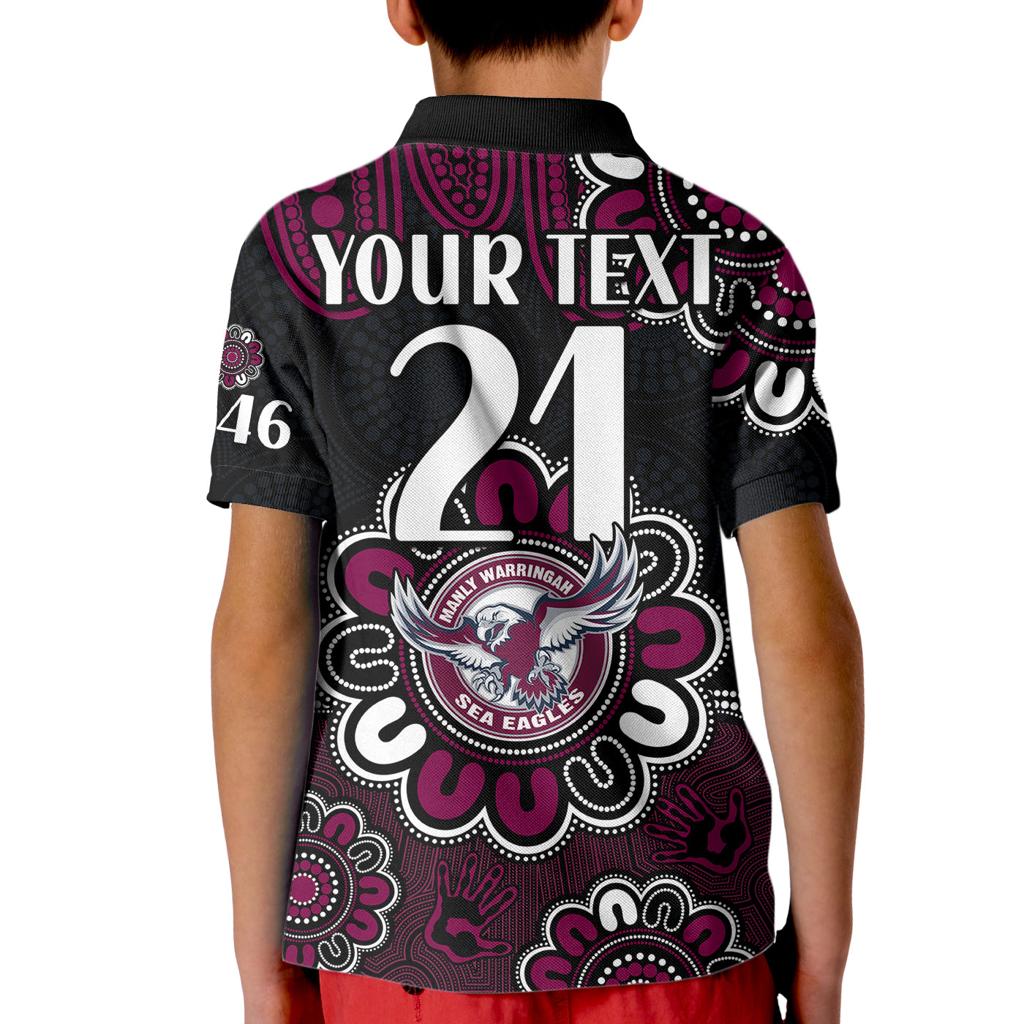 custom-personalised-nrl-manly-warringah-sea-eagles-rugby-1946-aboriginal-kid-polo-shirt