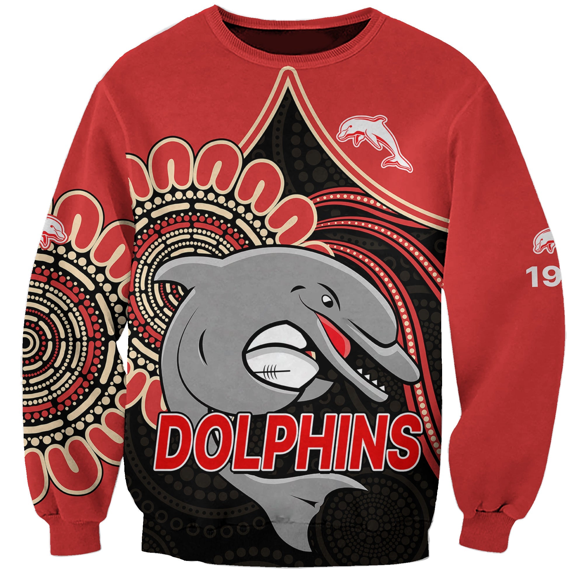 custom-personalised-nrl-redcliffe-dolphins-sweatshirt