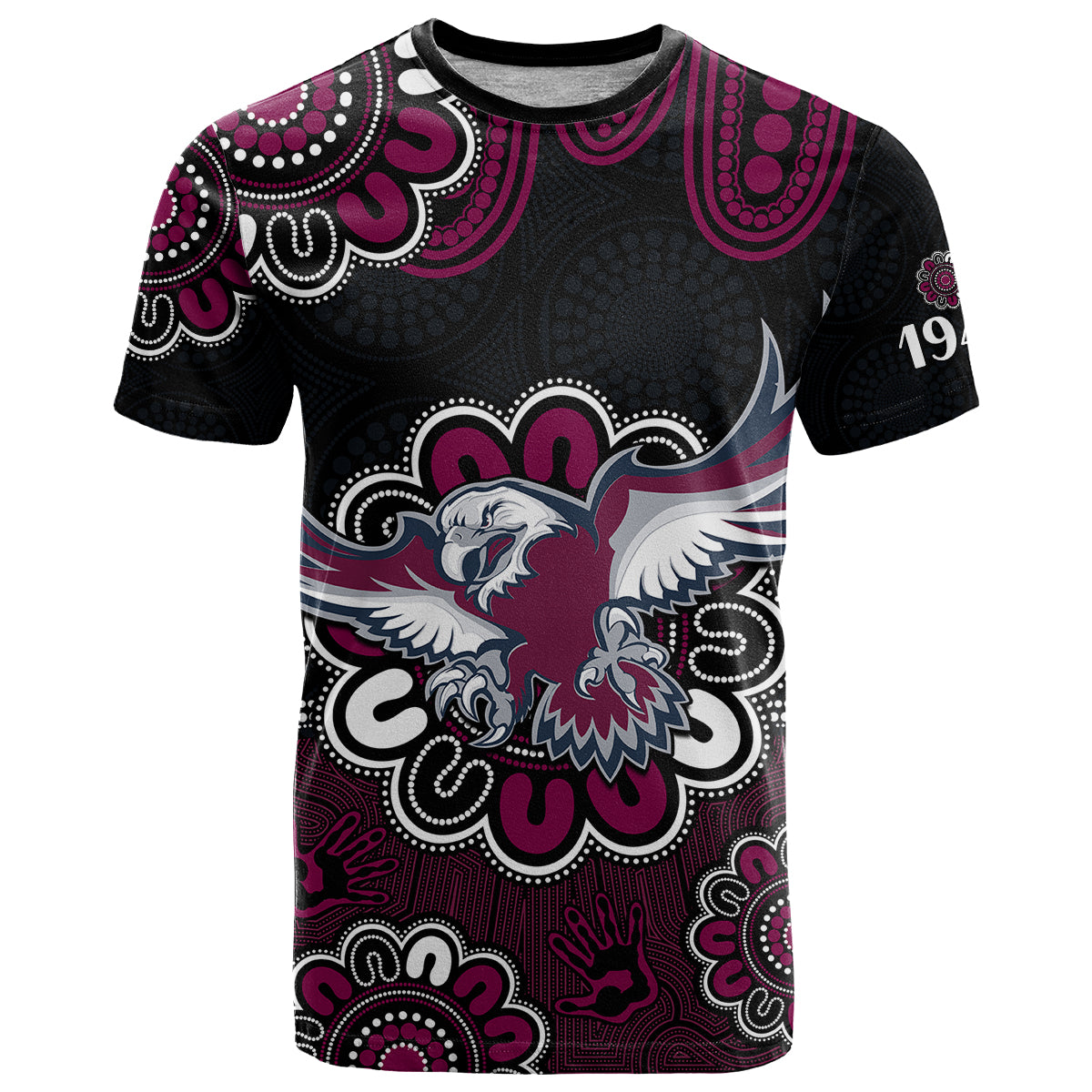 custom-personalised-nrl-manly-warringah-sea-eagles-rugby-1946-aboriginal-t-shirt