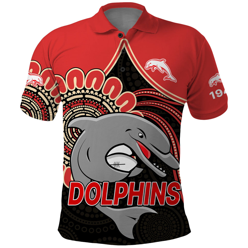 custom-personalised-nrl-redcliffe-dolphins-polo-shirt