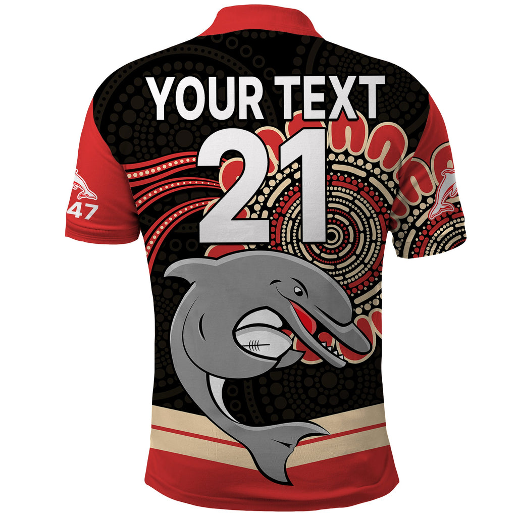 custom-personalised-nrl-redcliffe-dolphins-polo-shirt