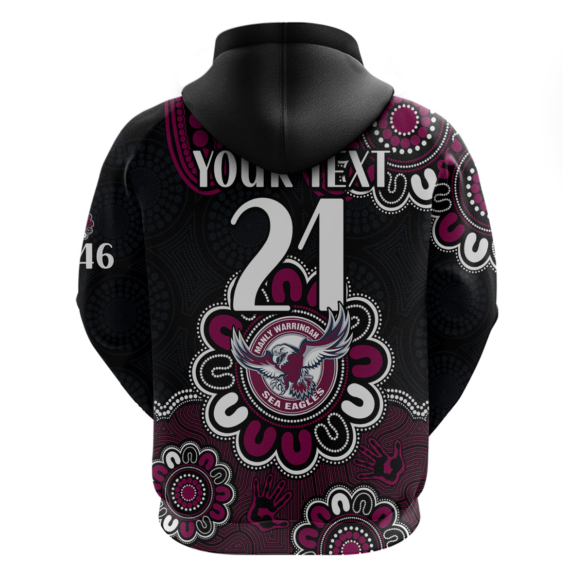 custom-personalised-nrl-manly-warringah-sea-eagles-rugby-1946-aboriginal-hoodie