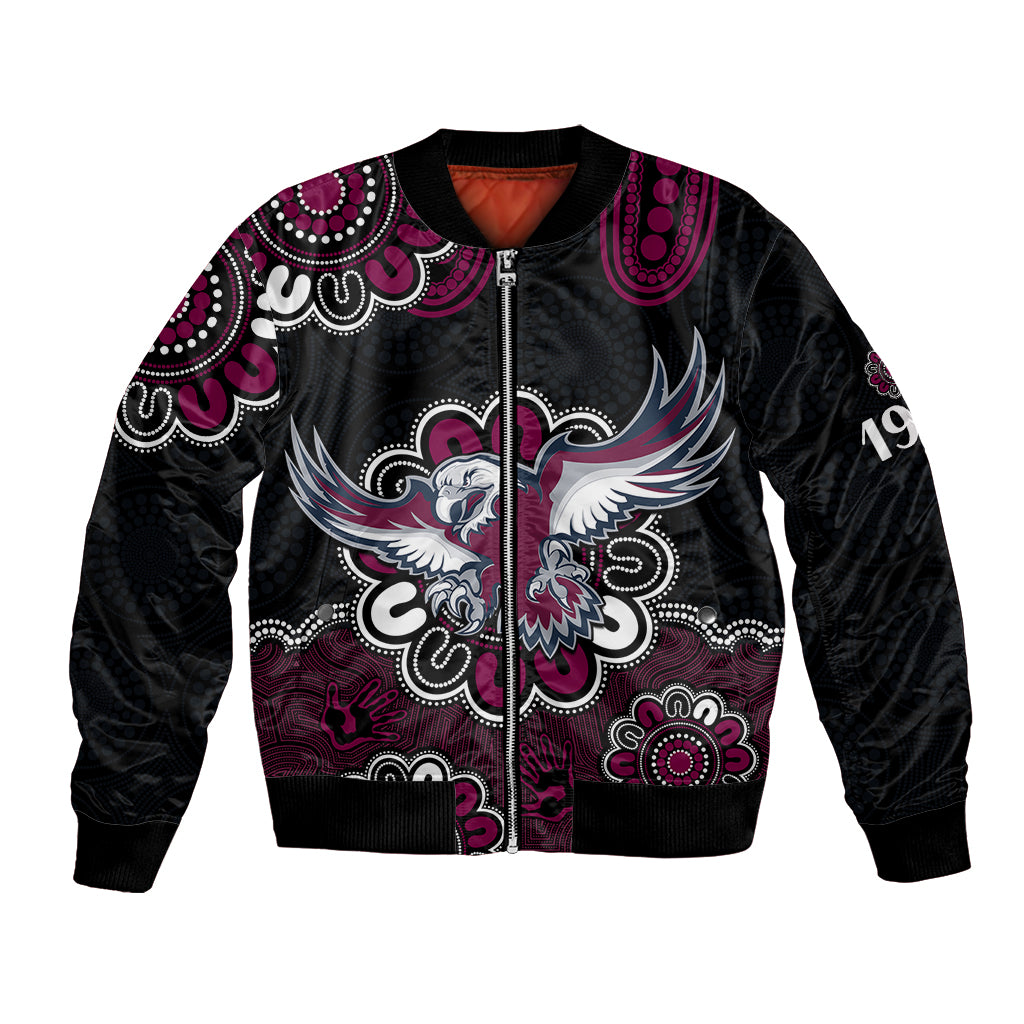 custom-personalised-nrl-manly-warringah-sea-eagles-rugby-1946-aboriginal-bomber-jacket