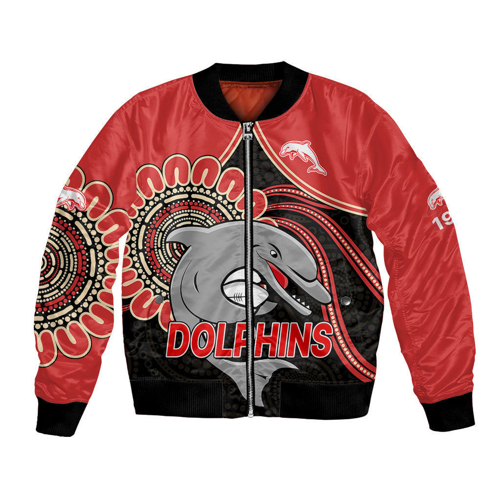 custom-personalised-nrl-redcliffe-dolphins-bomber-jacket