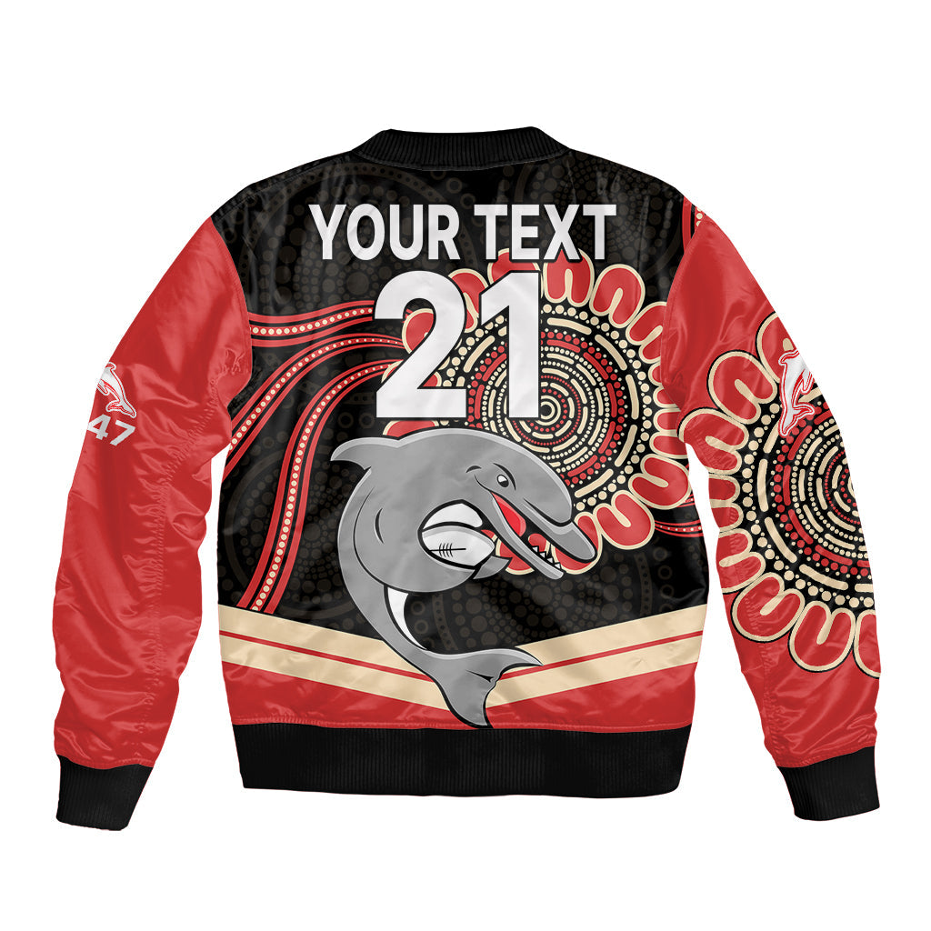 custom-personalised-nrl-redcliffe-dolphins-bomber-jacket