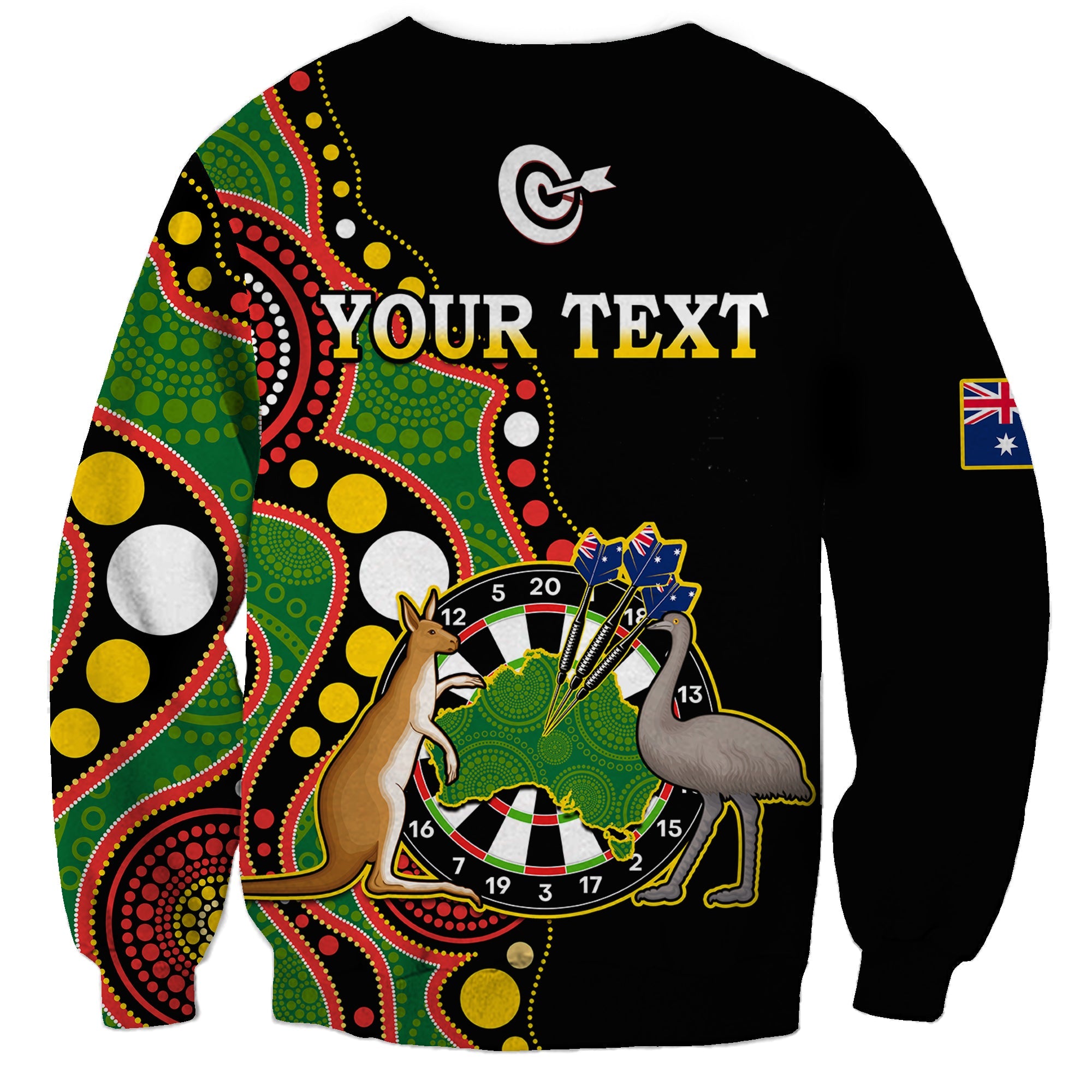 custom-personalised-australia-darts-indigenous-art-mix-kangaroo-and-emu-sweatshirt