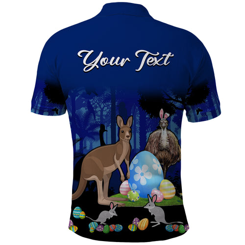custom-personalised-australia-kangaroo-emu-and-bilby-happy-easter-day-polo-shirt