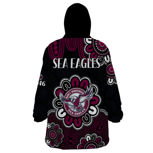 nrl-manly-warringah-sea-eagles-rugby-1946-aboriginal-wearable-blanket-hoodie