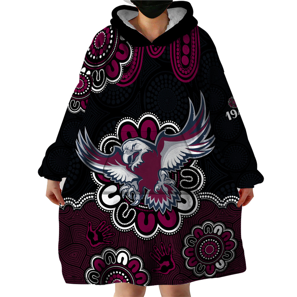 nrl-manly-warringah-sea-eagles-rugby-1946-aboriginal-wearable-blanket-hoodie