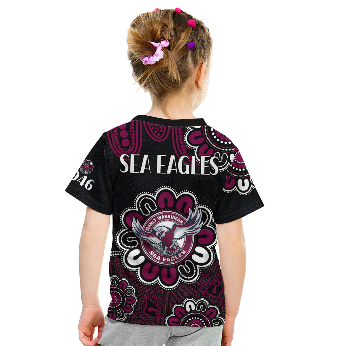 nrl-manly-warringah-sea-eagles-rugby-1946-aboriginal-kid-t-shirt