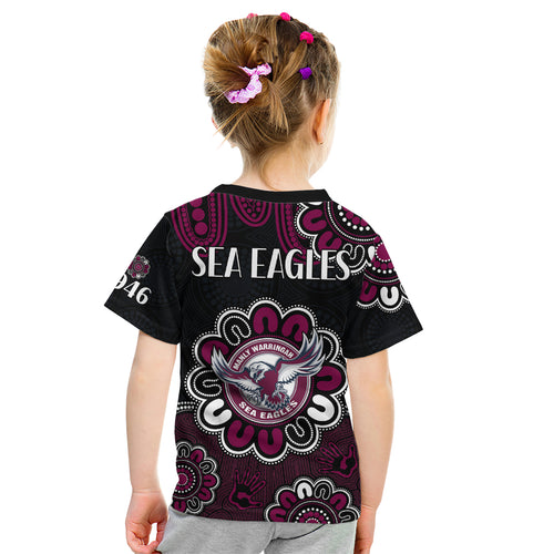 nrl-manly-warringah-sea-eagles-rugby-1946-aboriginal-kid-t-shirt