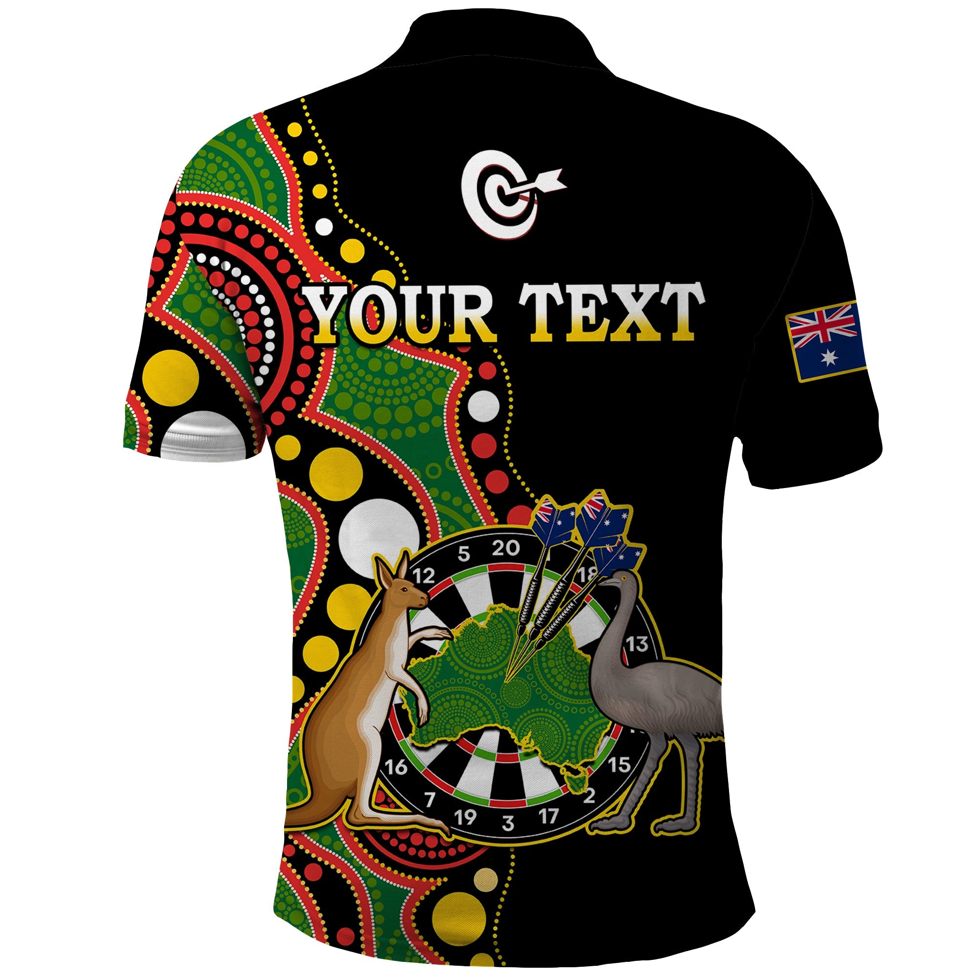 custom-personalised-australia-darts-indigenous-art-mix-kangaroo-and-emu-polo-shirt