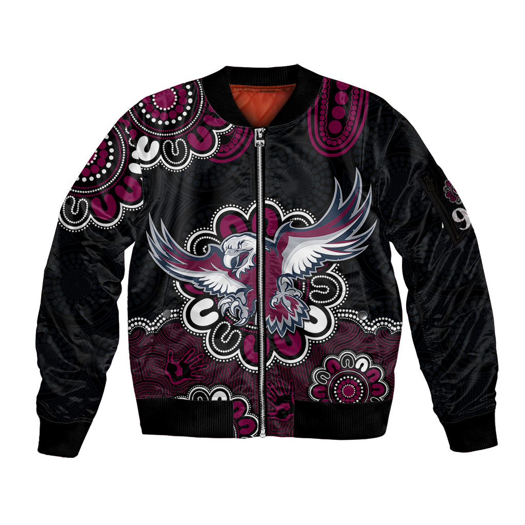 nrl-manly-warringah-sea-eagles-rugby-1946-aboriginal-sleeve-zip-bomber-jacket