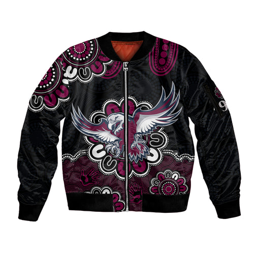 nrl-manly-warringah-sea-eagles-rugby-1946-aboriginal-sleeve-zip-bomber-jacket