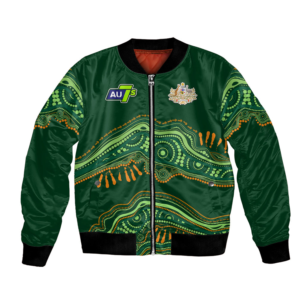 custom-text-and-number-aussie-sevens-rugby-aboriginal-art-bomber-jacket