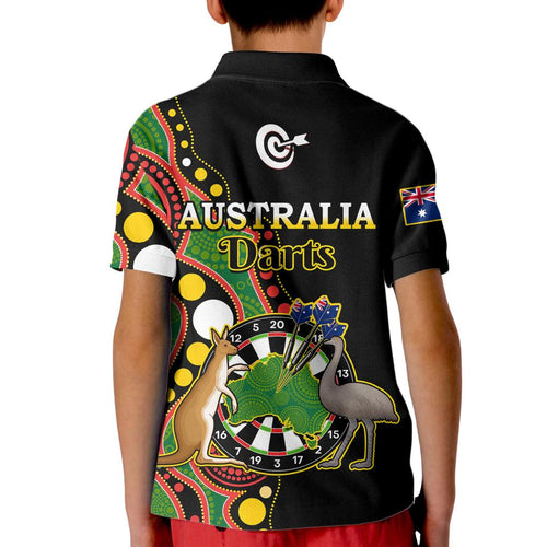 australia-darts-indigenous-art-mix-kangaroo-and-emu-kid-polo-shirt