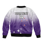 custom-text-and-number-aotearoa-northern-stars-netball-sporty-style-sleeve-zip-bomber-jacket