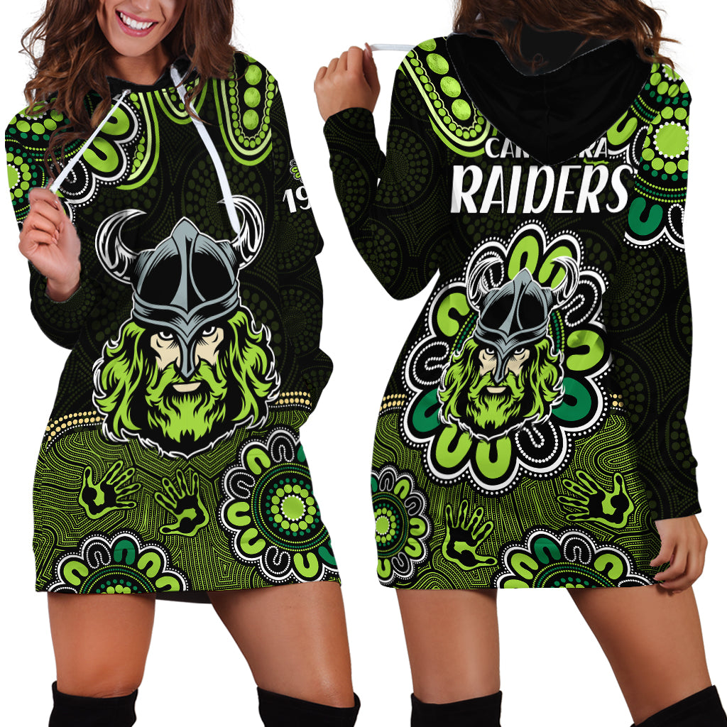 nrl-canberra-raiders-rugby-1981-aboriginal-hoodie-dress