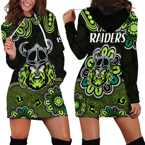 nrl-canberra-raiders-rugby-1981-aboriginal-hoodie-dress