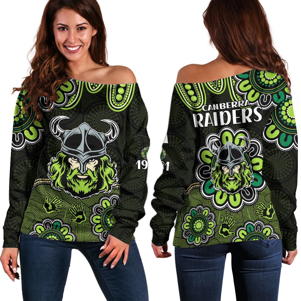 nrl-canberra-raiders-rugby-1981-aboriginal-off-shoulder-sweater