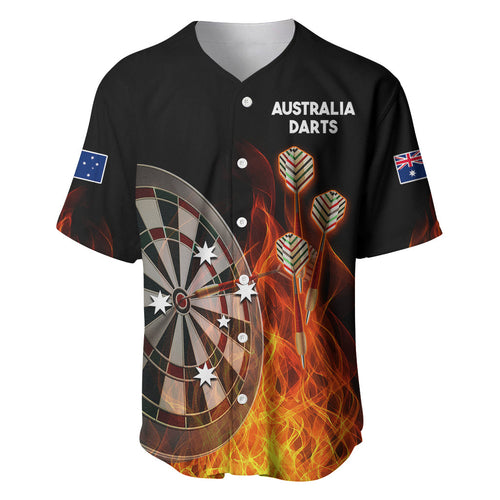 custom-personalised-australia-darts-fire-burning-black-style-baseball-jersey