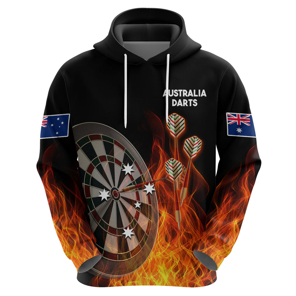 custom-personalised-australia-darts-fire-burning-black-style-hoodie