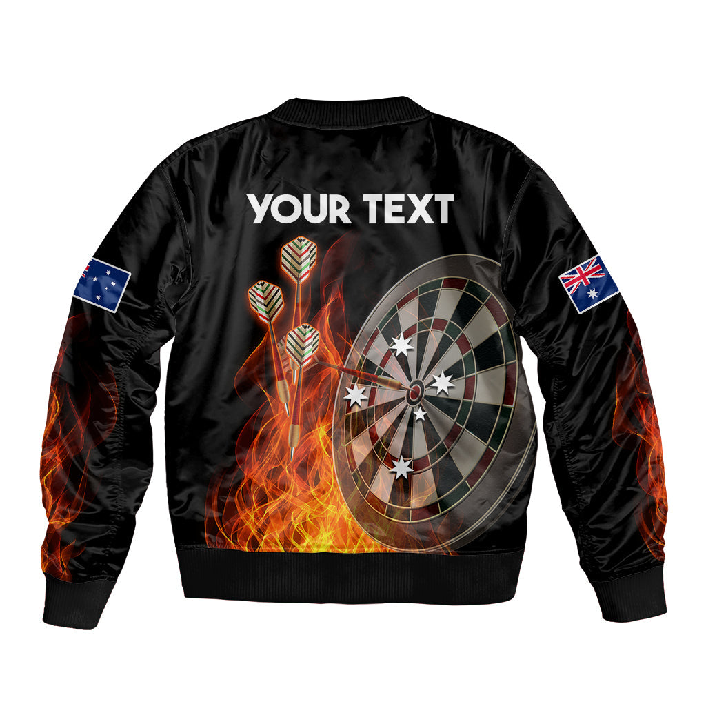 custom-personalised-australia-darts-fire-burning-black-style-bomber-jacket