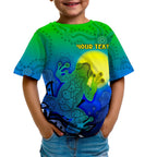 customaboriginal-t-shirts-kid-indigenous-frog-blue-1
