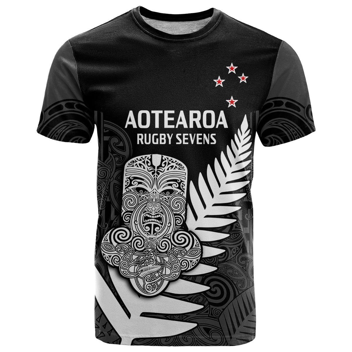 custom-text-and-number-aotearoa-rugby-sevens-all-black-tiki-fern-t-shirt