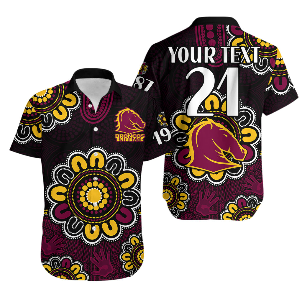 custom-personalised-nrl-brisbane-broncos-rugby-1987-aboriginal-hawaiian-shirt