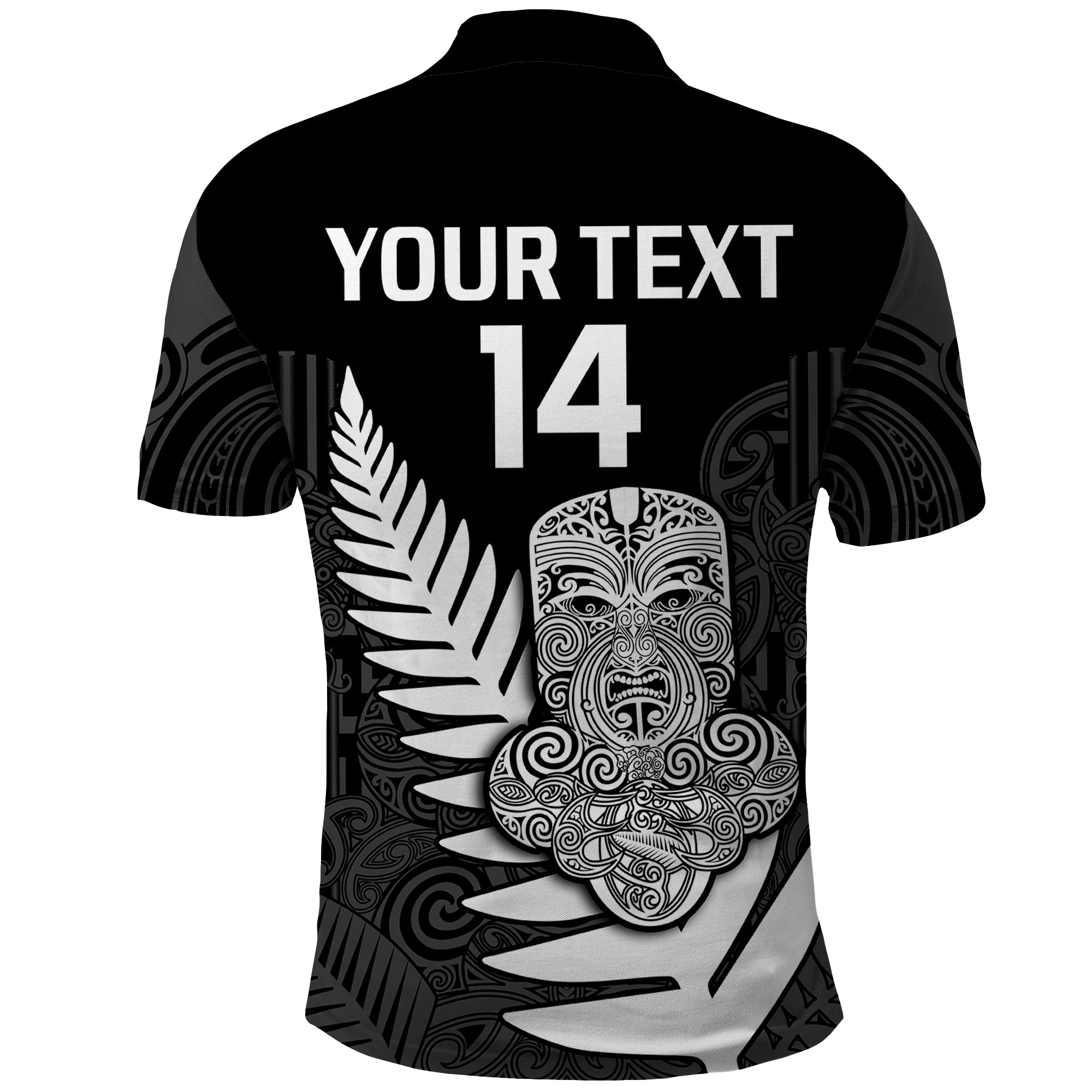 custom-text-and-number-aotearoa-rugby-sevens-all-black-tiki-fern-polo-shirt