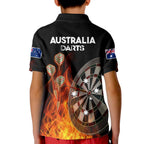 australia-darts-fire-burning-black-style-kid-polo-shirt