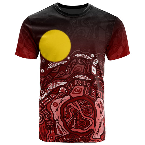 kids-aboriginal-t-shirt-red-landscape