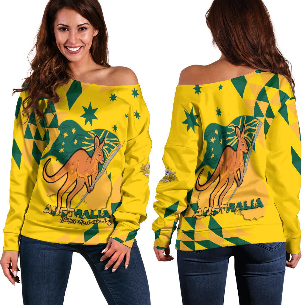 Australia Day Proud To Be Aussie Women Off Shoulder Sweater
