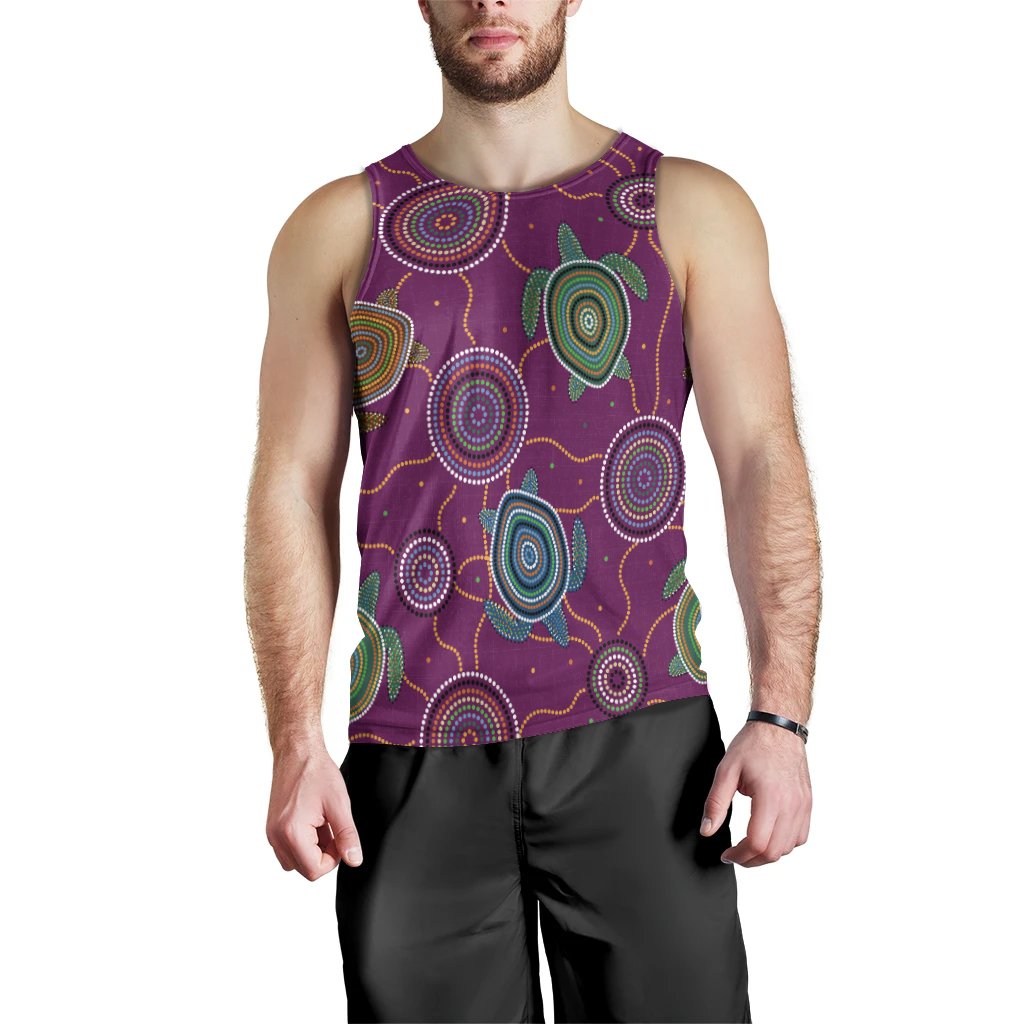 men-tan-top-aboriginal-turtle-purple-australia-dot-patterns