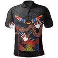 kid-aboriginal-polo-shirt-australian-boomerang-and-snake-indigenous-art