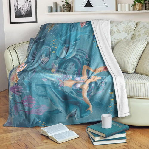 blankets-australia-beautiful-mermaid-with-dolphin