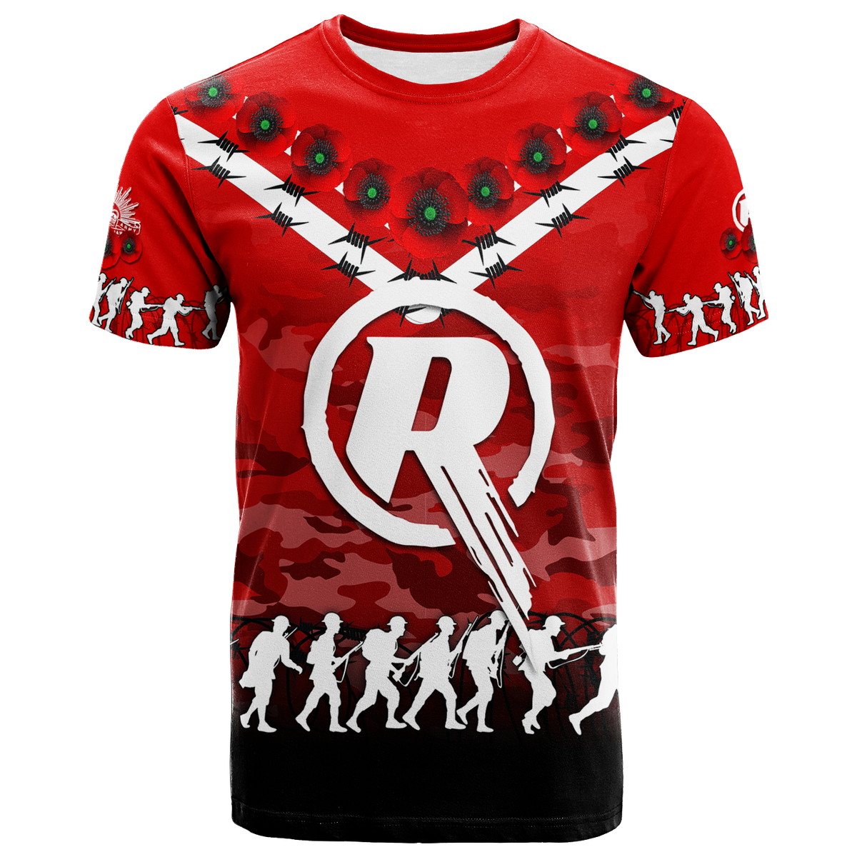 custom-personalised-melbourne-renegades-anzac-2022-t-shirt-camouflage-with-poppy