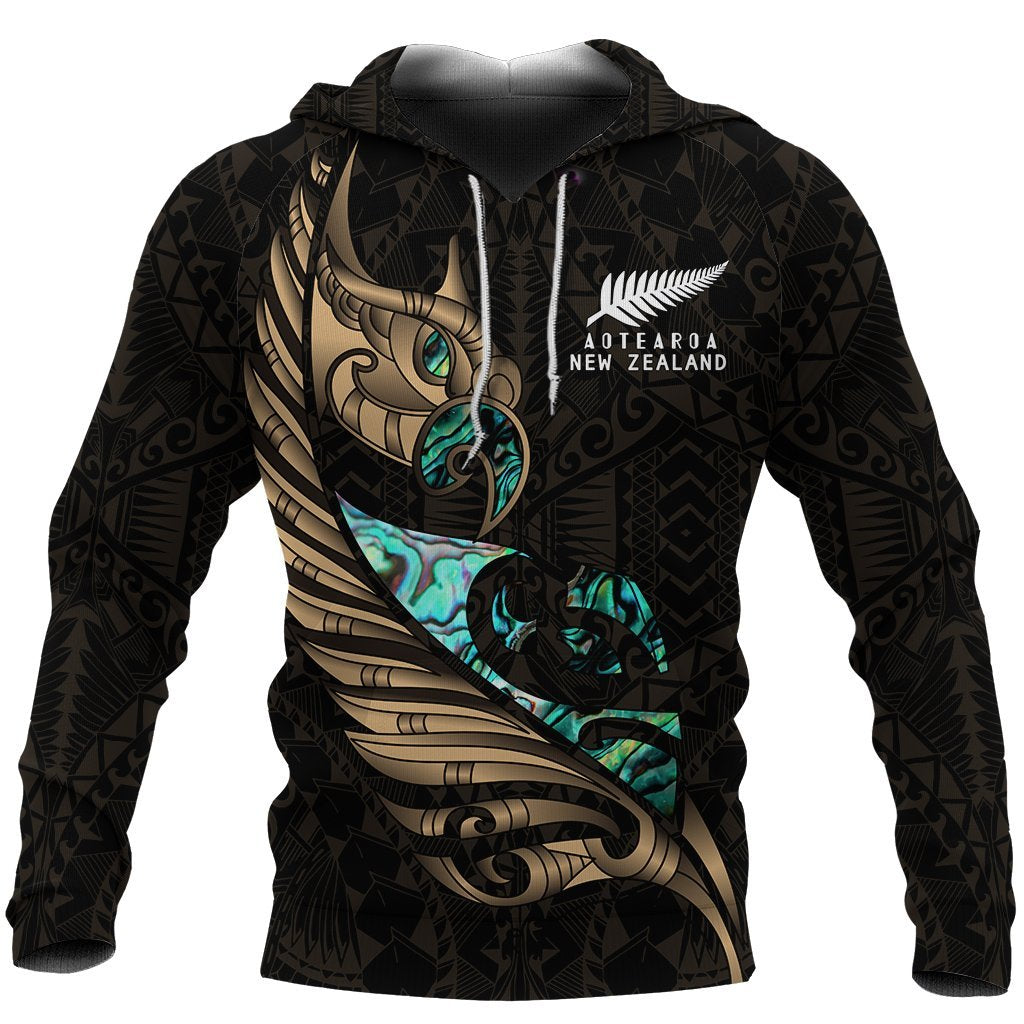 new-zealand-hoodie-manaia-paua-fern-wing-gold