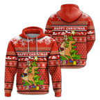 Australia Christmas Kagaroo Aboriginal Pattern
