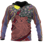 aboriginal-hoodie-koala-patterns-sun-dot-painting