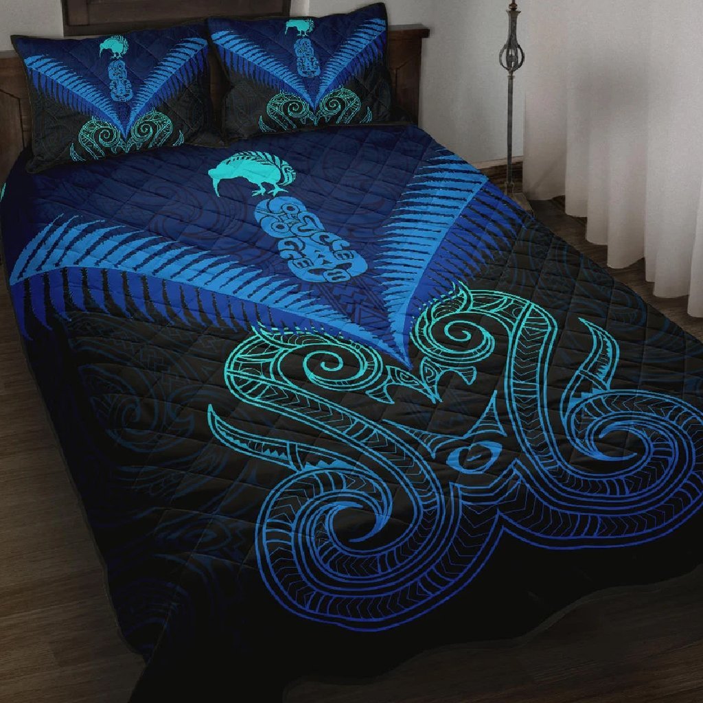 maori-manaia-new-zealand-quilt-bed-set-blue