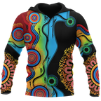 aboriginal-hoodie-circle-dot-painting-flowers-patterns-blue-dream