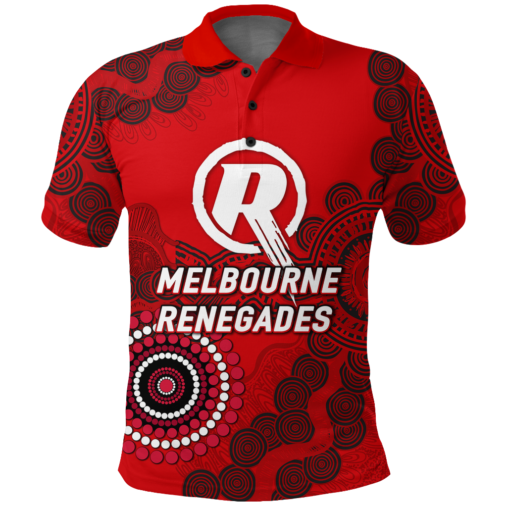 Melbourne Renegades Aboriginal Art Cricket 2022 Polo Shirt