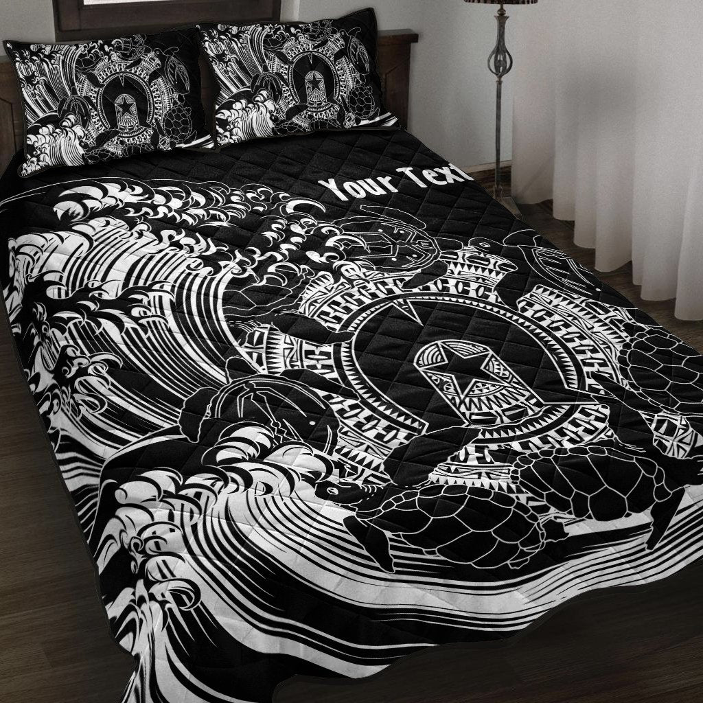 customaboriginal-quilt-bed-set-torres-strait-islands-in-wave-black